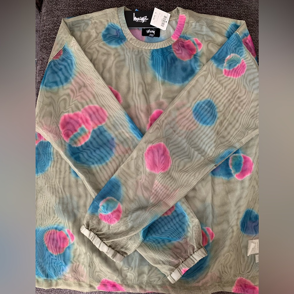 Stussy Mesh Long Sleeve Top (XL)